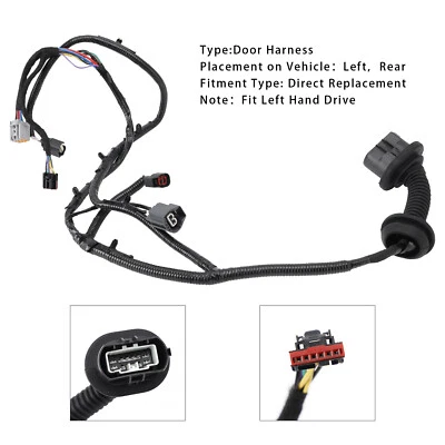 Left-Rear Door Harness with Rear Heated Seats AL3Z-14631-AAA For Ford  F-150 H1 Foto 1 de 4