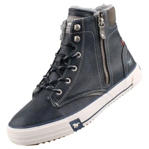 Mustang Herren High Top Sneaker Stiefel gefüttert Blau 4172604/820 - Bild 1 von 7