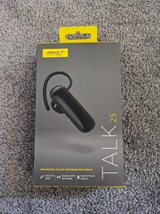 Jabra Talk 25 Black Bluetooth In Ear Headsets NEW SEALED - Photo 1 sur 3