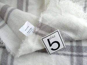 STYLE 5 Rectangle Acrylic Shawl Scarf with Fringe 72" x 26" Scarf - Picture 1 of 3