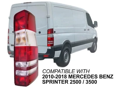 Tail Light 2010 - 2018 Mercedes Benz Sprinter 2500 3500 Passenger Right Side - Image 1 of 4