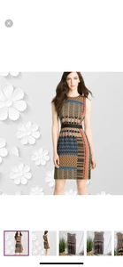 Classiques Entier Size 14 Women's 100% Silk Geometric Print Dress Nordstrom NWT - Picture 1 of 8