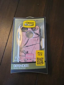 OtterBox for Apple iPhone 4/4S Defender Series Case & Clip - Ap/Pink camo New  - Picture 1 of 2