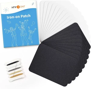 HTVRONT Iron on Patches for Clothing Repair, Fabric Patches for Clothes, Repair - Picture 1 of 12
