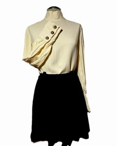 Young Edwardian by Arpeja Outfit White blouse, And Brown Skirt - Picture 1 of 5