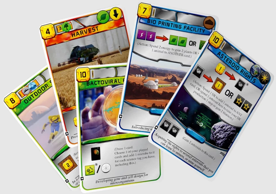 Terraforming Mars Seasonal Promo Pack 2021 - 5 Project Cards - New - Image 1 of 1
