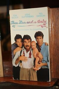 Vintage VHS Three Men and a Baby Tom Selleck Steve Guttenberg Ted Danson 