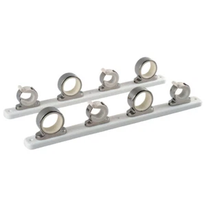 TACO 4-Rod Hanger w/Poly Rack - Polished Stainless Steel - Picture 1 of 1
