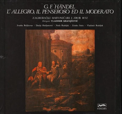HAENDEL L'Allegro Il Penseroso ed il Moderato BOLJKOVAC RUZDJAK Jugoton 2LP Box - Image 1 of 3