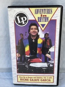 ADVENTURES IN RHYTHM CLOSE-UP [VHS] BONGOS&TIMBALES (VOL2) Richie Gajate Garcia+ - Picture 1 of 3