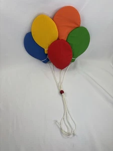 Suave Escultura Colgante Globo Pared Años 80 Vintage Tela Pared Niños Habitación Decoración - Imagen 1 de 10