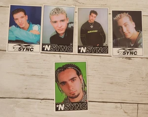 1999 NSYNC Lance Chris Justin JC Single Portrait Stickers 2.5inX4in - Picture 1 of 4