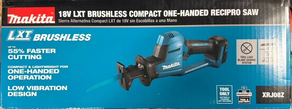 Makita XRJ08Z Brushless One Handed Recip Saw New - image 1 of 1