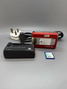 Konica Minolta Digital Camera Dimage X60 5.0MP Red Tested With Charger + SD Card - Picture 1 of 16