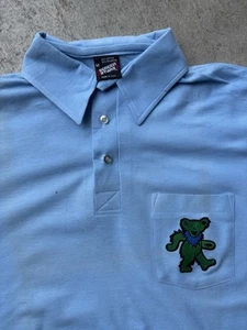 VTG 80s Grateful Dead Polo Patch Screen Stars M 50/50 - Picture 1 of 9