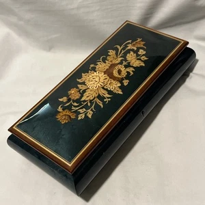 Inlay Music Italy Jewelry Box Sorrento Intarsio Swiss For Elise No Key - Picture 1 of 17