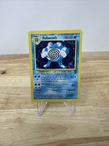 Pokemon 2000 Wotc Base Set 2 Rare Holo #15/130 POLIWRATH - Picture 1 of 13
