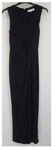 Damsel In A Dress cocktail dress long black sparkle UK 14 1597 - Picture 1 of 11