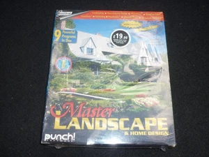 MASTER LANDSCAPE & HOME DESIGN PC SOFTWARE NEW - Zdjęcie 1 z 2