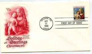 2789 Navidad 1993, Madonna, Artcraft FDC - Imagen 1 de 1