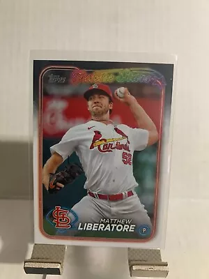 2024 Topps Series 2 Future Stars Matthew Liberatore #584 Saint-Louis Cards - Image 1 of 2