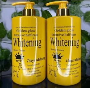 Golden Glow Intensive Whitening Exfoliating Shower Gel 1000ml (Yellow) - Picture 1 of 2