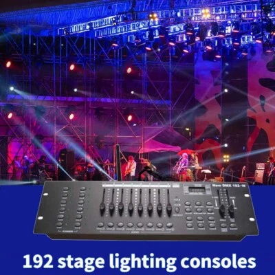 Wireless 192CH Controller DMX512 Led Stage Lighting Console For Event Party DJ - Image 1 of 4