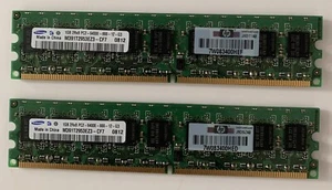 HP 1GB DDR2 ECC PC2-6400E DIMM RAM Memory Samsung M391T2953EZ3-CF7 - Picture 1 of 2