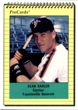 1991 Fayetteville Generals ProCards #1173 Sean Sadler Joplin Missouri MO Card