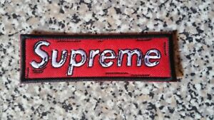 PATCHES SUPREM ALTERNATIVE RED LOGO TO SEW ON AND PERSONALIZE YOUR GARMENTS