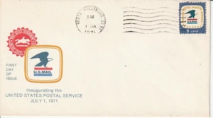 1396 July 1 1971 Postal Service FDC First Day North Hollywood California - Picture 1 of 1