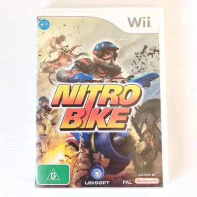 Nitrobike (Nintendo Wii, 2008) CIB Complete w Manual TESTED Nitro Bike - Image 1 of 4
