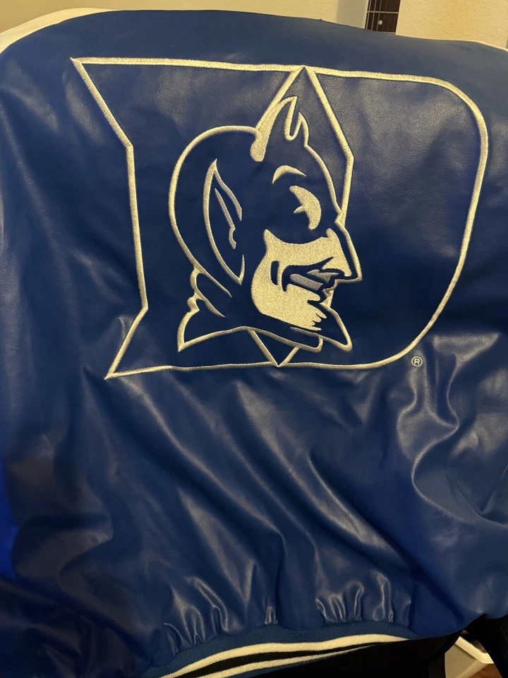 Chaqueta Duke Blue Devils Para Hombre XL Varsity Letterman Steve & Barrys NCAA Excelente Foto 1 de 4