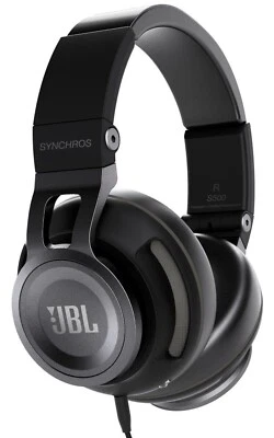 JBL Synchros Slate S500 Black Powered Over Ear Portable Stereo Headphones C - Image 1 of 3