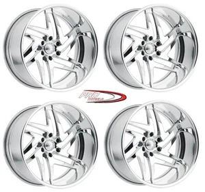 18 PRO BILLET WHEELS RIMS FORGED ALUMINUM SIX 6 LINE SPECIALTIES MAGS - Picture 1 of 4