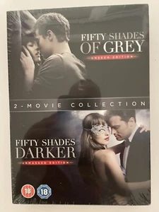 NEW & SEALED Fifty Shades Of Grey & Fifty Shades Darker 2 DVD Box Set - Picture 1 of 2