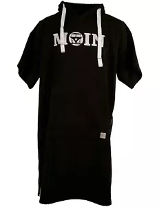 Poncho Surfponcho Strandponcho Bademantel Frottee Unisex VW Bulli »MOIN« Schwarz - Picture 1 of 4