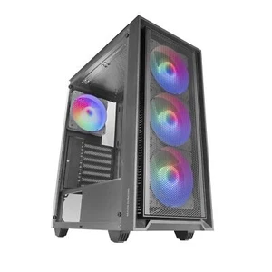 MARSGAMING MC-AIR Gaming ATX-Gehäuse 4X FRGB Rainbow 120mm Lüfter Mesh-Frontp... - Afbeelding 1 van 6