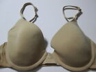 Gapbody Bra Size 34A Beige Underwired Lined Adjustable Straps Sheer Lingerie