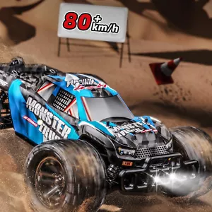 1:8 Scale Brushless RC Truck 4WD High Speed Off-Road Crawler Remote Control CaVb - Picture 1 of 12