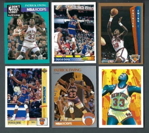 Patrick Ewing Lot ๐6 Early-'90s Basketball Cards New York Knicks - Picture 1 of 2
