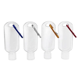 Empty 1/2OZ. Plastic Pocket Flip Cap Hand Gels Lotion PET Squeeze Travel Bottles - Picture 1 of 5