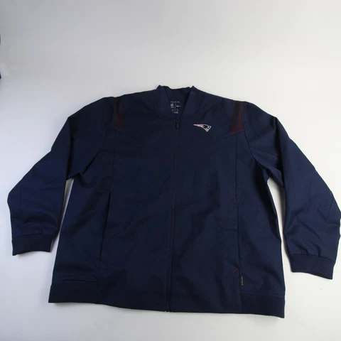 New England Patriots Nike NFL On Field Apparel Jacket Men's Navy Used Cover