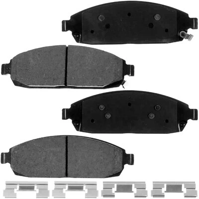For 2005-2008 2009 2010 Jeep Commander Cherokee Front Ceramic Brake Pads D26 CA - Image 1 of 4