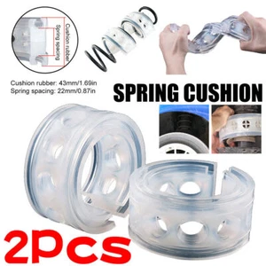 2Pcs Type-D Car Auto Rubber Shock Absorber Spring Bumper Buffer Power Cushion - Picture 1 of 7