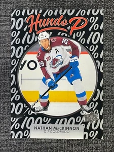 Nathan MacKinnon 2021-2022 Upper Deck Series 1 Hockey Hundo P #HP-19 - Picture 1 of 2