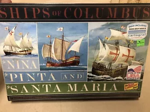 Lindberg 223 Ships of Columbus NINA-PINTA-SANTA MARIA  Model Kit 1:144 - Picture 1 of 4