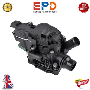 CITROEN PEUGEOT BERLING COOLANT THERMOSTAT HOUSING DV6FC 1.6L HDI OEM-9803549480 - Picture 1 of 6