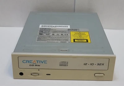 Creative RW1210E CD-RW 5.25" Drive, PATA/IDE/40-Pin, tested w/pics - Image 1 of 4