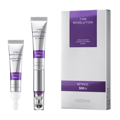 MISSHA Time Revolution Retinol 500 Shot Crema Galvánica Ojos Duo Set Envío Gratis Foto 1 de 4
